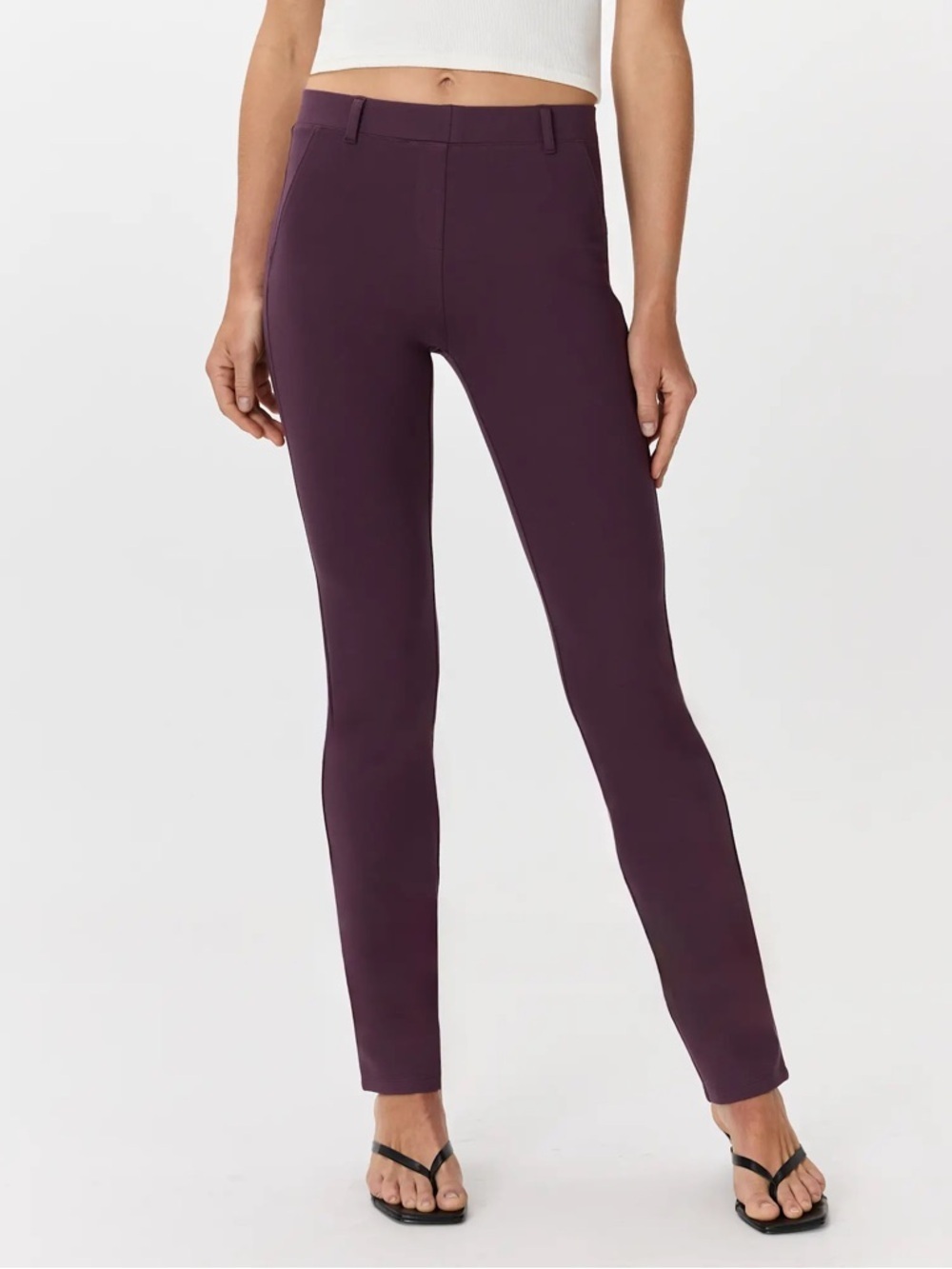 Quince Ultra-Stretch Ponte Straight Leg Pants